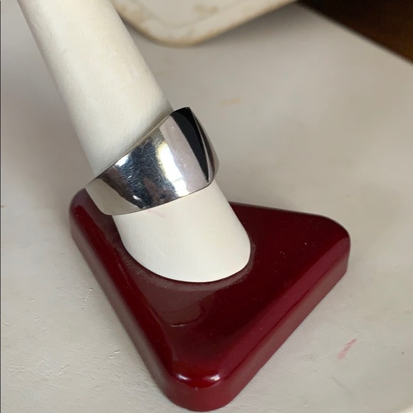 Sterling statement black onyx  ring - Picture 3 of 3